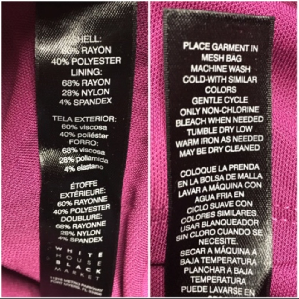 🎁White House Black Market 3/4 Sleeve Tiered Top - Picture 6 of 6